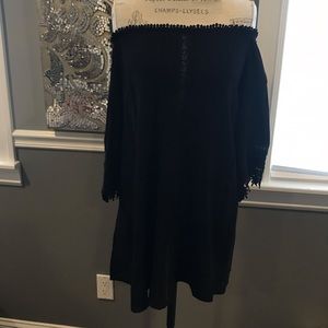 Black Off the Shoulder Dress